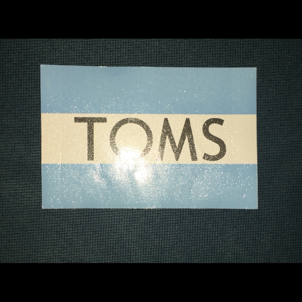 TOMS Sticker & Patch - Picture 3 of 5